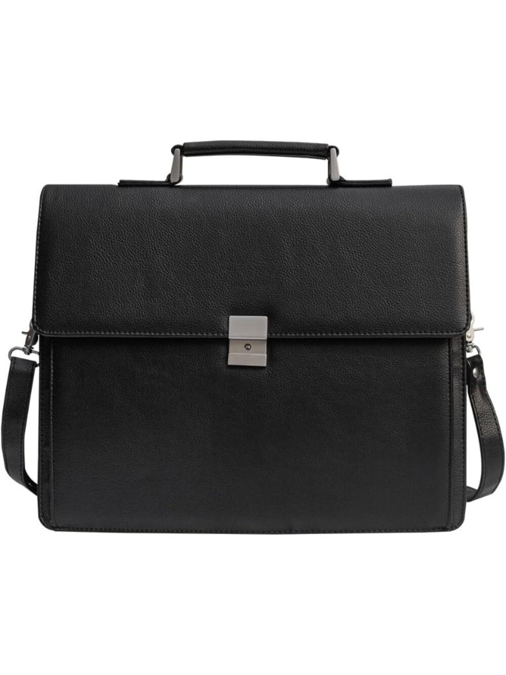 Men's PU Leather Briefcases Office Attorney Attache Case Gift Messenger Bag